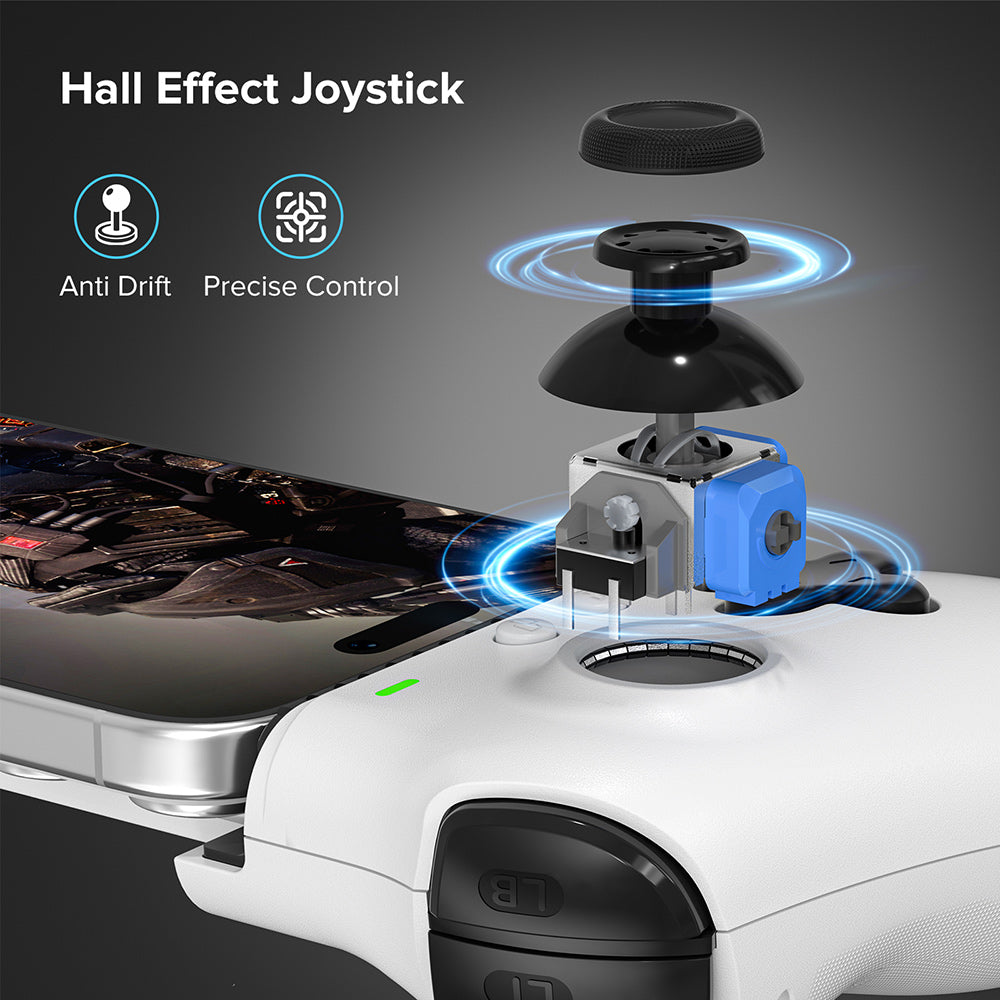 ZIKE Z331 Mobile Gaming Controller Hall Effect Joysticks - WhatGeek