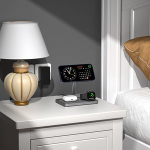 ZIKE Z557C 3-in-1 15W Magnetic Wireless Charging Stand