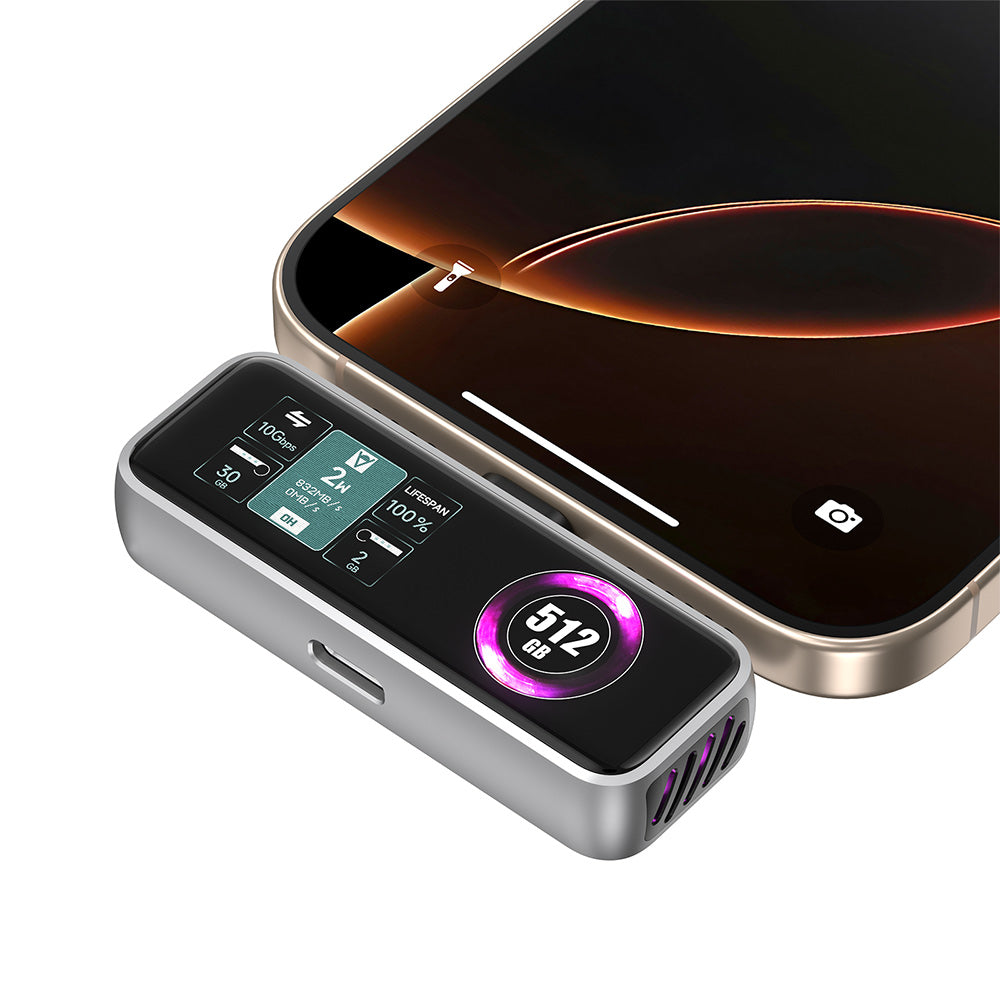 ZIKE Z791C USB-C Magnetic External SSD for iPhone 16/15 High-Speed Recording