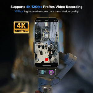 ZIKE Z791C USB-C Magnetic External SSD for iPhone 16/15 High-Speed Recording