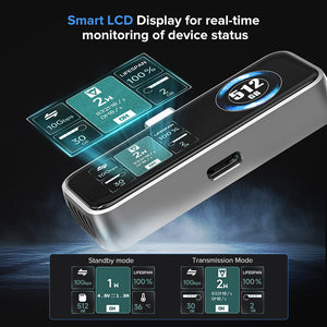 ZIKE Z791C USB-C Magnetic External SSD for iPhone 16/15 High-Speed Recording