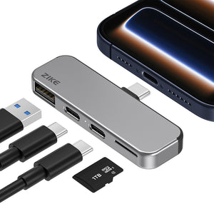 ZIKE Z806 USB-C Extender for iPhone 16/15 Media Hub