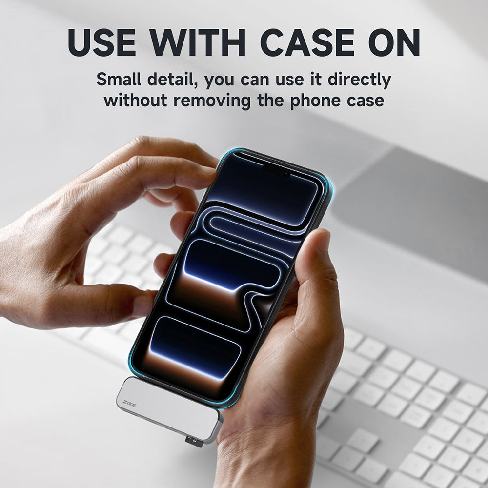 ZIKE Z806 USB-C Extender for iPhone 16/15 Media Hub - WhatGeek