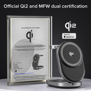 ZIKE Z855 3-in-1 Foldable Magnetic Wireless Charger Fast Charging