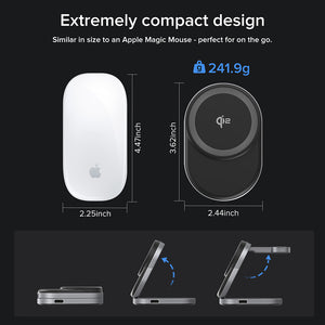 ZIKE Z855 3-in-1 Foldable Magnetic Wireless Charger Fast Charging