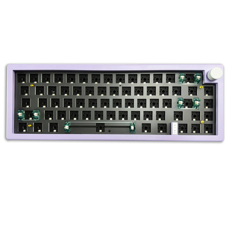 ZUOYA GMK67 Junta Juego de teclado para juegos de modo triple Kit de bricolaje