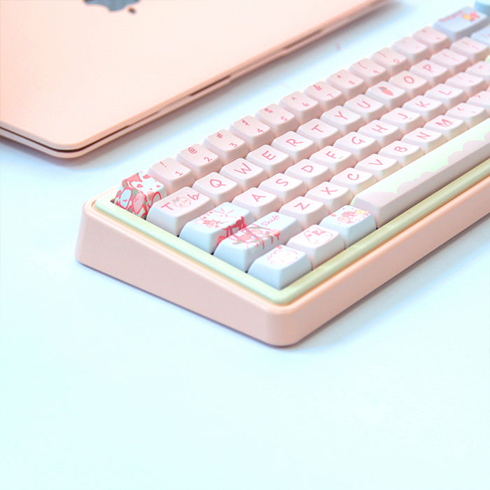 ZUOYA LMK67 Triplemode RGB Gaming Keyboard Gasket DIY Kit WhatGeek