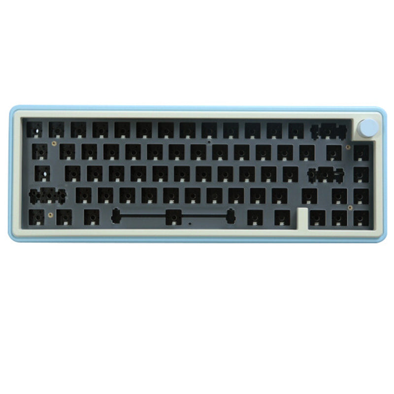 ZUOYA LMK67 트리플 모드 RGB 게이밍 키보드 개스킷 DIY 키트