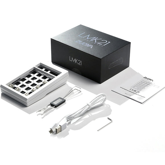 ZUOYA LMK21 Wireless Number Pad Keyboard Kit unterstützt VIA Aluminium Macro Pad