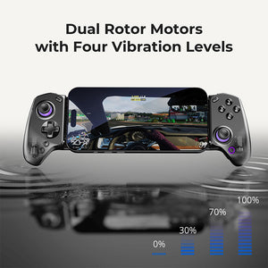 abxylute S8 Wireless Mobile Game Controller Hall Effect Joysticks for iPhone Android