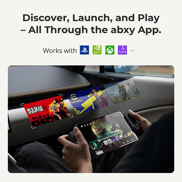 abxylute S8 Wireless Mobile Game Controller Hall Effect Joysticks for iPhone Android