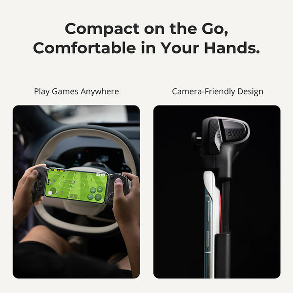 abxylute S8 Wireless Mobile Game Controller Hall Effect Joysticks for iPhone Android