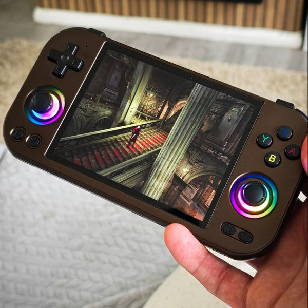 ANBERNIC RG 477M AI Handheld Game Console with Metal Build Supports PS2 and Wii