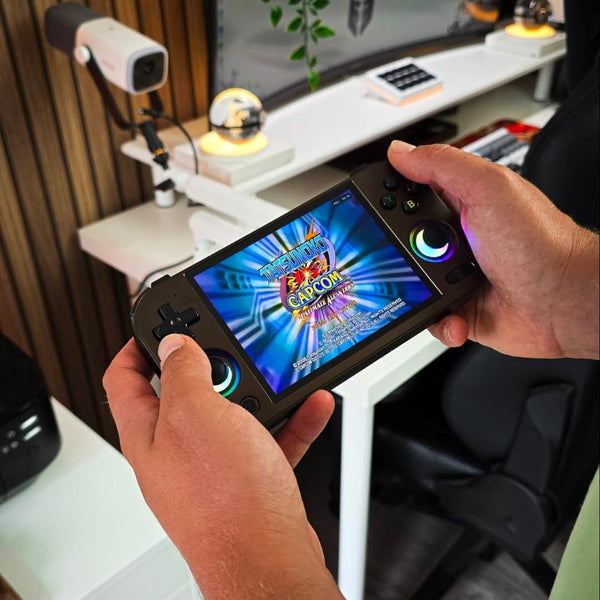 ANBERNIC RG 477M AI Handheld Game Console with Metal Build Supports PS2 and Wii