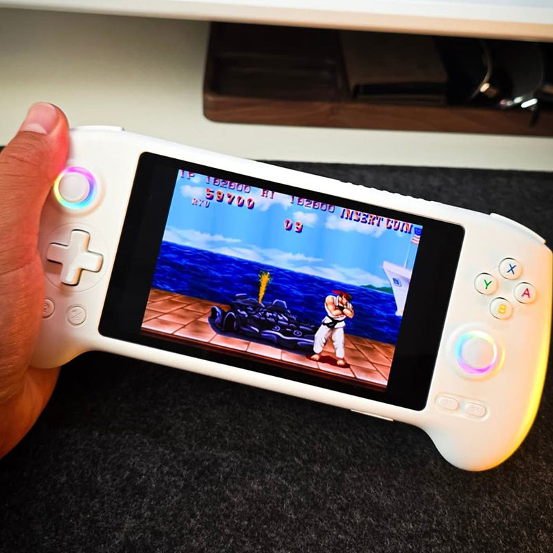 TEHAOUU Schutz-Set Für Anbernic RG557 - Hülle & Displayschutzfolie & Case