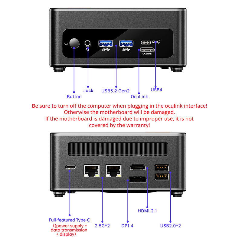AOOSTAR GEM12 Gaming Mini PC AMD R9 - WhatGeek