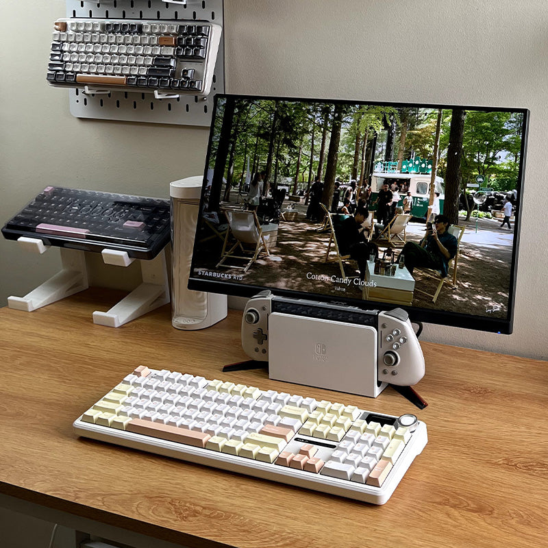 Aula Display AULA F108 Pro Tri-mode LCD Display Mechanical Keyboard - WhatGeek