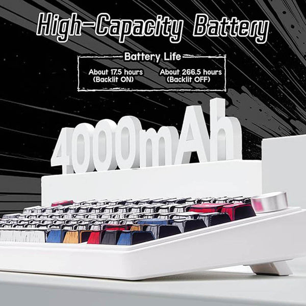 AULA F75 Wireless Creamy Mechanical Keyboard