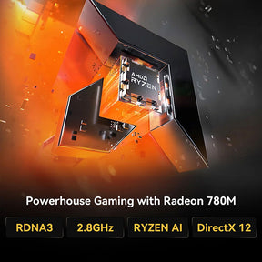 GEEKOM A8 Gaming Mini PC AMD Ryzen 7