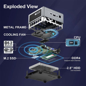 GEEKOM IT11 Mini PC 11th Gen Intel Core i7