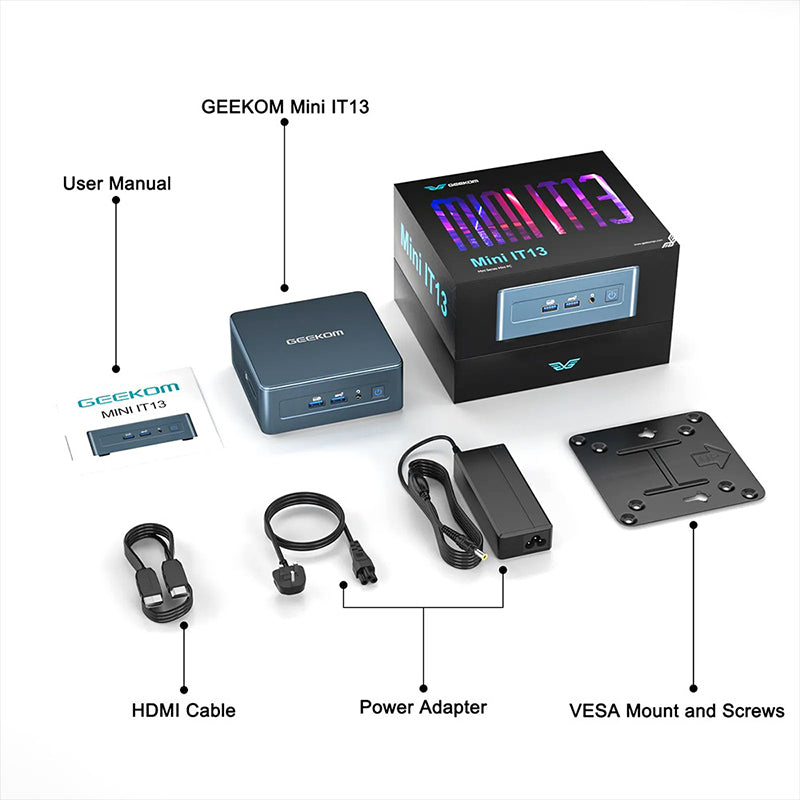 GEEKOM IT13 Mini PC Intel Core i7 - WhatGeek