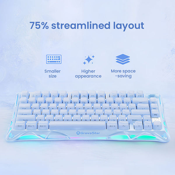 GravaStar Mercury K1 Wireless Mechanical Keyboard