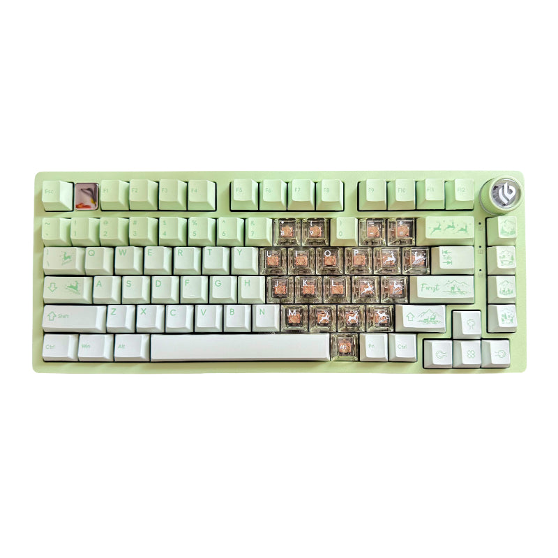 LOERENT Deerwood Whisper Transparent Keycap Set Cherry Profile