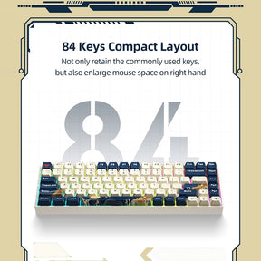 iBlancod K84 Kabellose mechanische Tastatur