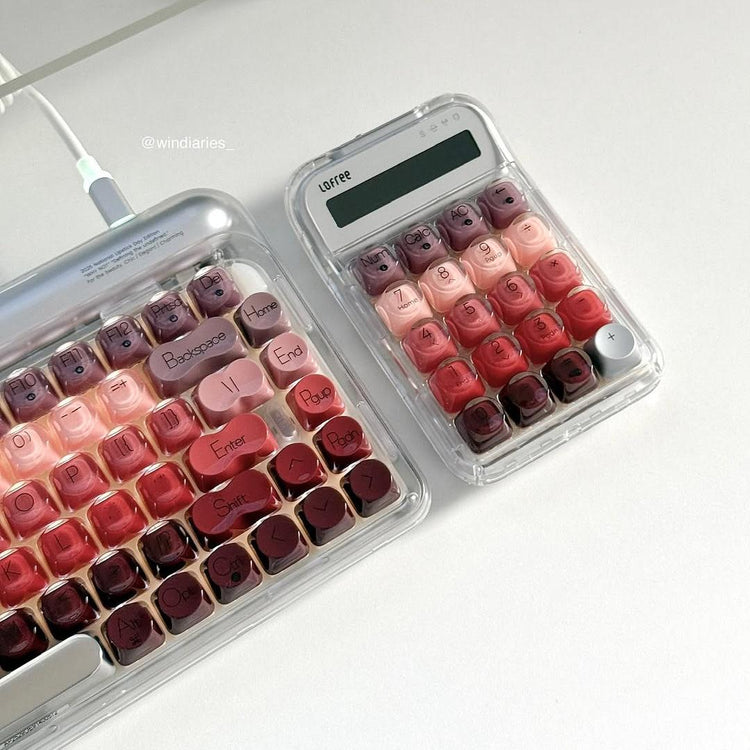 Lofree Lipstick Wireless Mechanical Keyboard | 75% Gasket Hot-Swappable ...