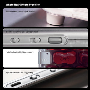 Lofree Lipstick Wireless Mechanical Keyboard