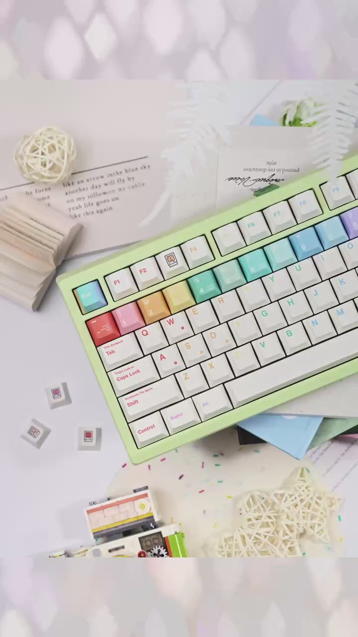 Secret Macaron キャノチェ LOERENT Macaron Dancer Keycap Set Cherry Profile 146 Keys