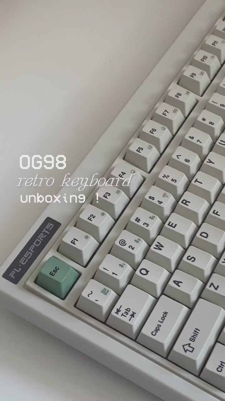FL·ESPORTS OG98 Retro Wireless Mechanical Keyboard - WhatGeek