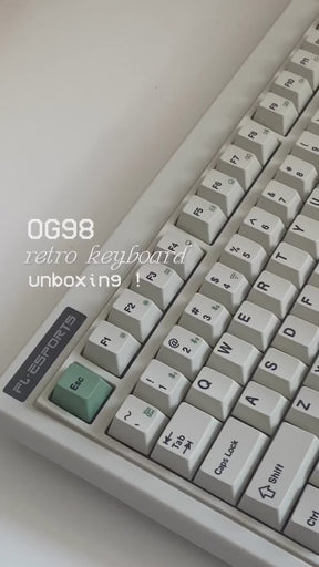 FL·ESPORTS OG98 Retro kabellose mechanische Tastatur
