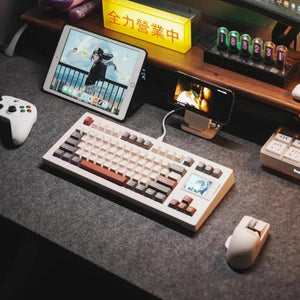 SP-STAR D82 PRO HiFi Wireless Mechanical Keyboard 2.4-inch Customizable IPS Screen