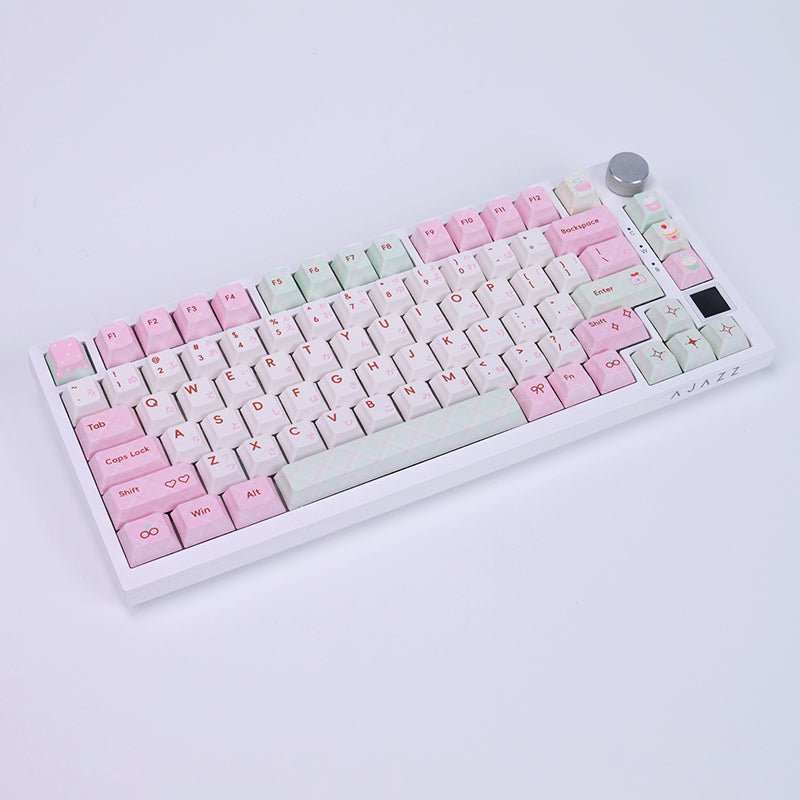 whatgeek_ajazz_AK820_keyboard_and_summer_dessert_keycaps_2