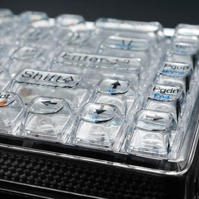 Lofree 1% Dual Mode Transparent Keyboard details