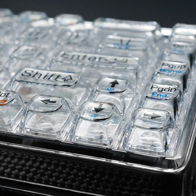 Lofree 1% Dual Mode Transparent Keyboard details
