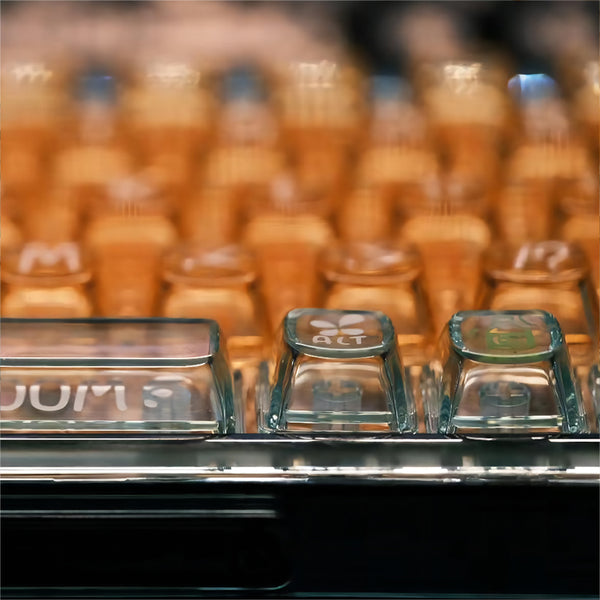 Lofree 1% Dual Mode Transparent Keyboard