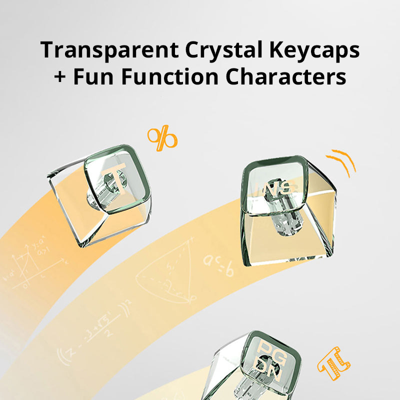 coolkiller ck98 transparent keycaps