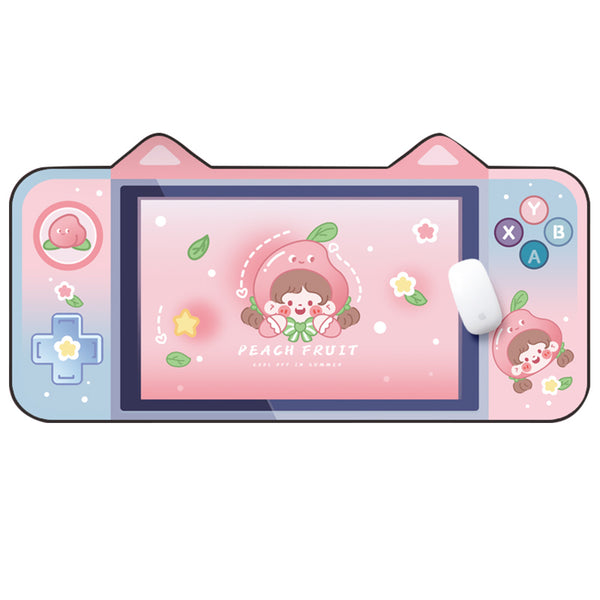 ACGAM Honey Peach Desk Mat Large Gaming Mouse Pad
