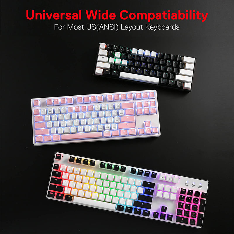 Redragon A130 Pudding Keycap Set 104 Keys show