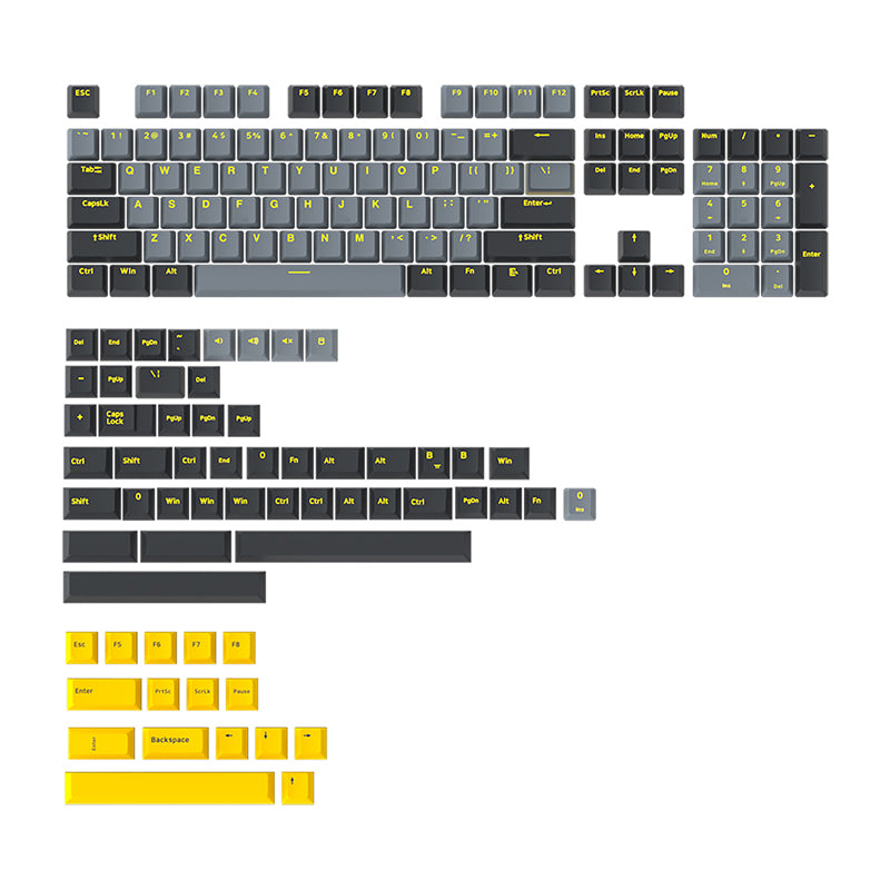 Ajazz Summer & Sunrise Keycap Set 166 Keys