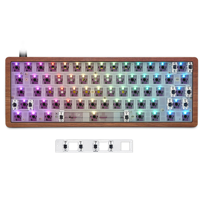 SKYLOONG GK61 Lite Gasket Custom Keyboard DIY Kit - WhatGeek