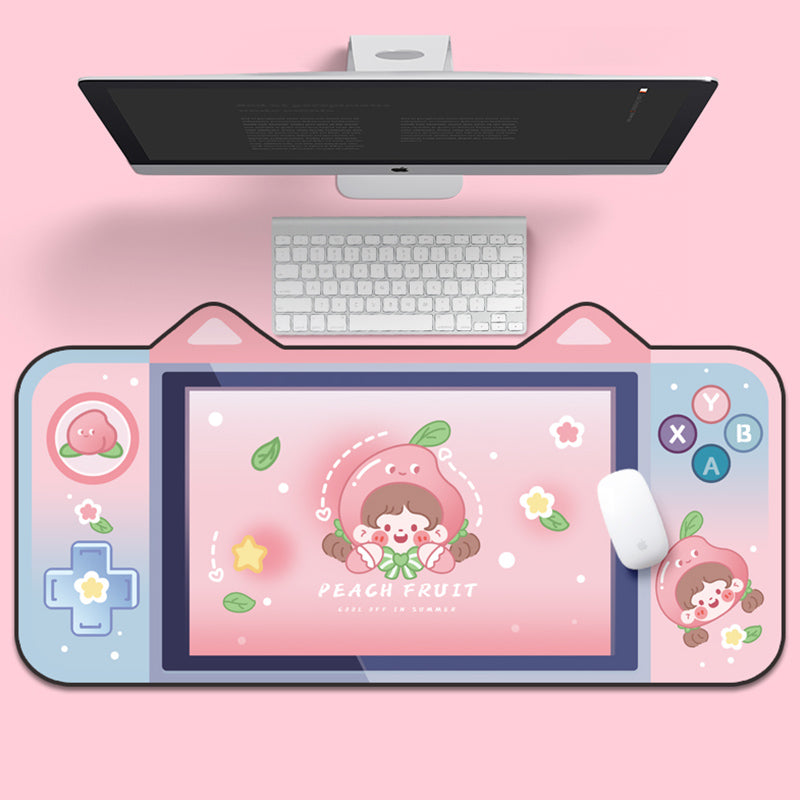 ACGAM Honey Peach Schreibtischunterlage, großes Gaming-Mauspad