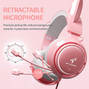 SOMIC GS510 RGB Cat Ear Headset 3.5mm Wired
