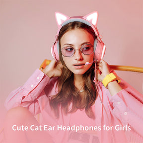 SOMIC GS510 RGB Cat Ear Headset USB Wired