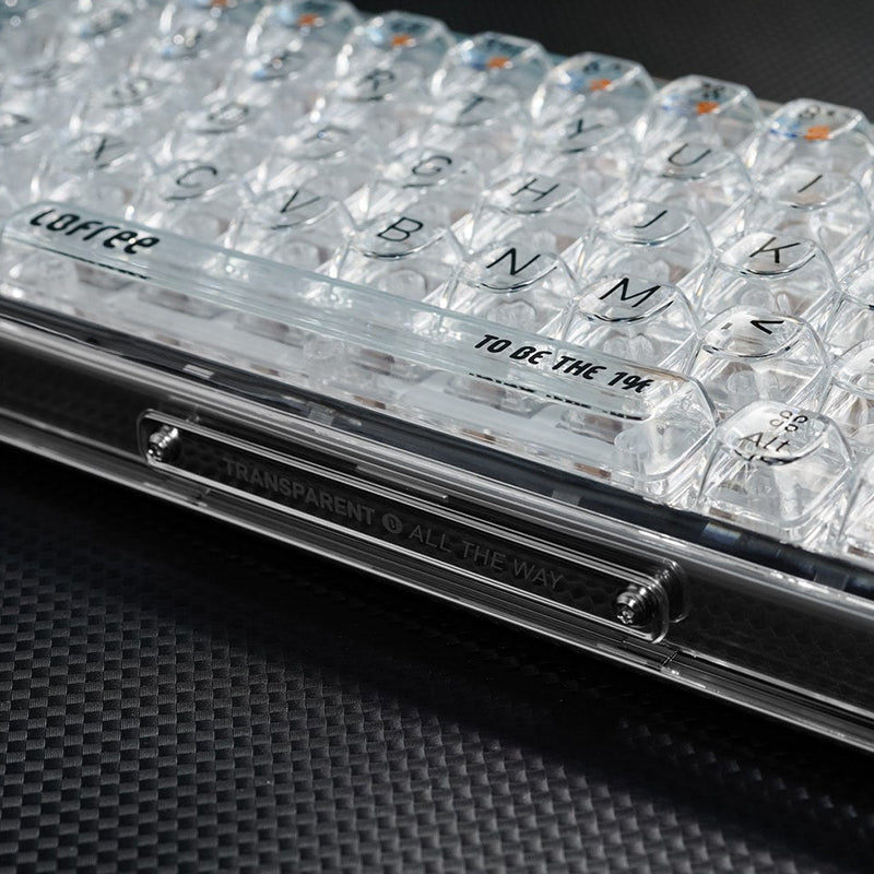 Lofree 1% Dual Mode Transparent Keyboard details