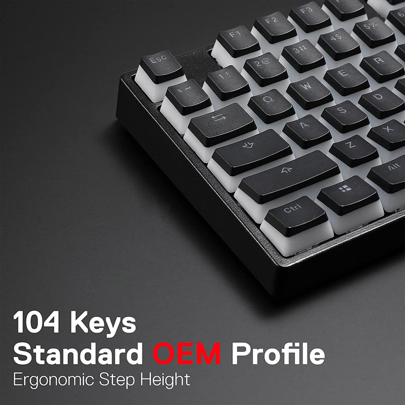 Redragon A130 Pudding Keycap Set 104 Keys show