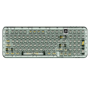 coolkiller ck98 transparent keyboard display