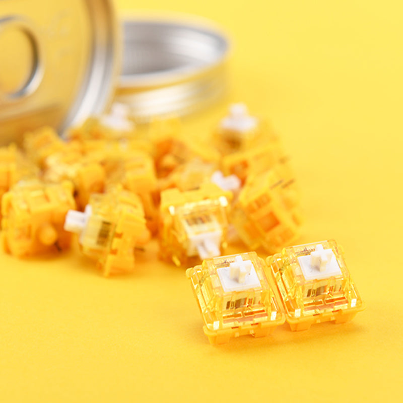 Ajazz Diced Fruit Switch Set - Banana Switch - Thumbnail 3